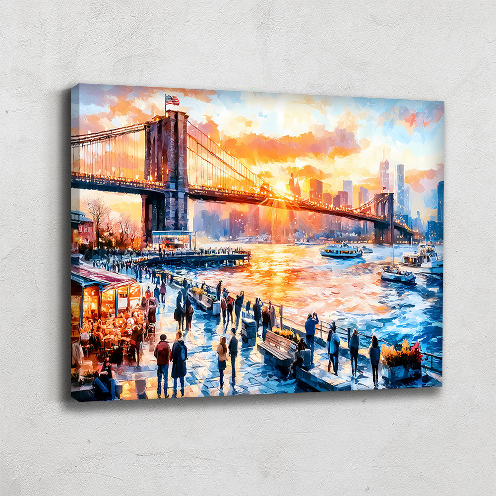 TABLEAU MANHATTAN ABSTRAIT