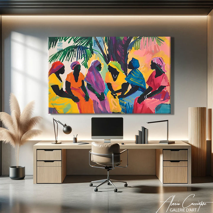 TABLEAU AFRICAIN MODERNE