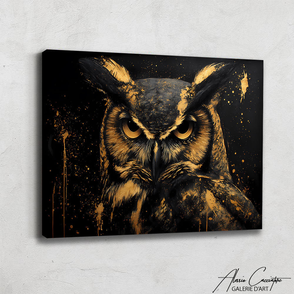 TABLEAU CHOUETTE HIBOU