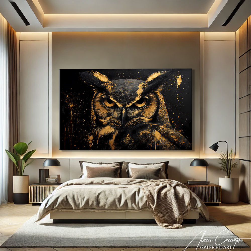 TABLEAU CHOUETTE HIBOU