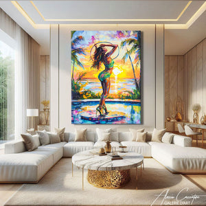 Tableau Couleur Abstrait