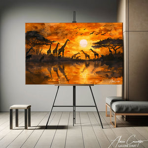 Peinture Salon Africain