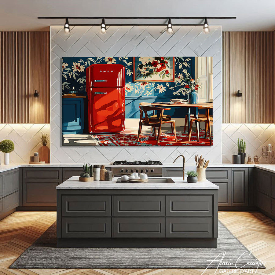 TABLEAU MODERNE CUISINE – mise en situation