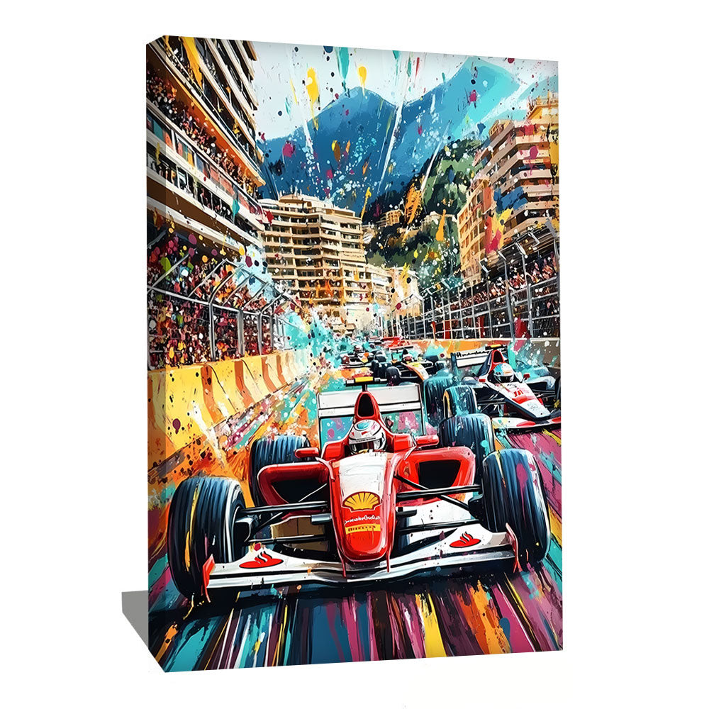 TABLEAU STREET ART VOITURE