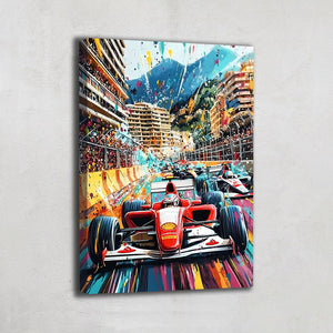 TABLEAU STREET ART VOITURE