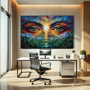 Tableau Paysage Coloré