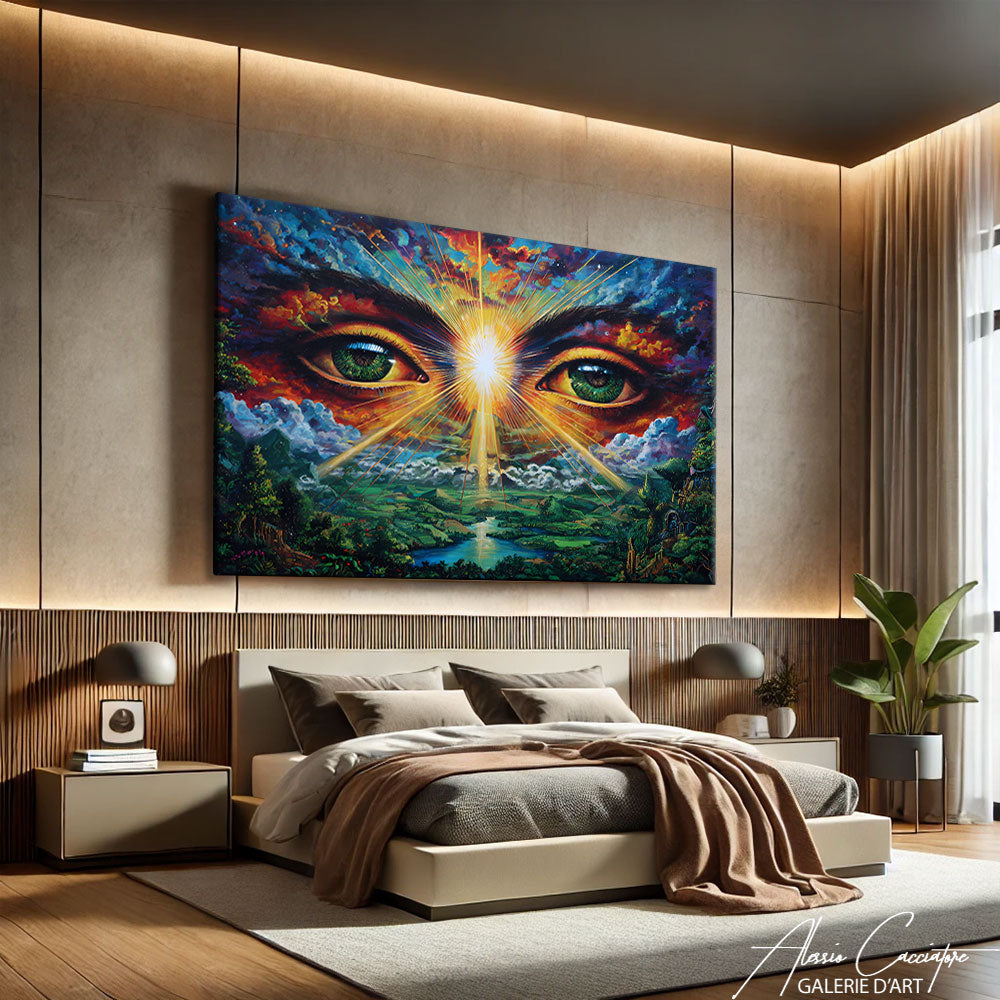 Tableau Paysage Abstrait