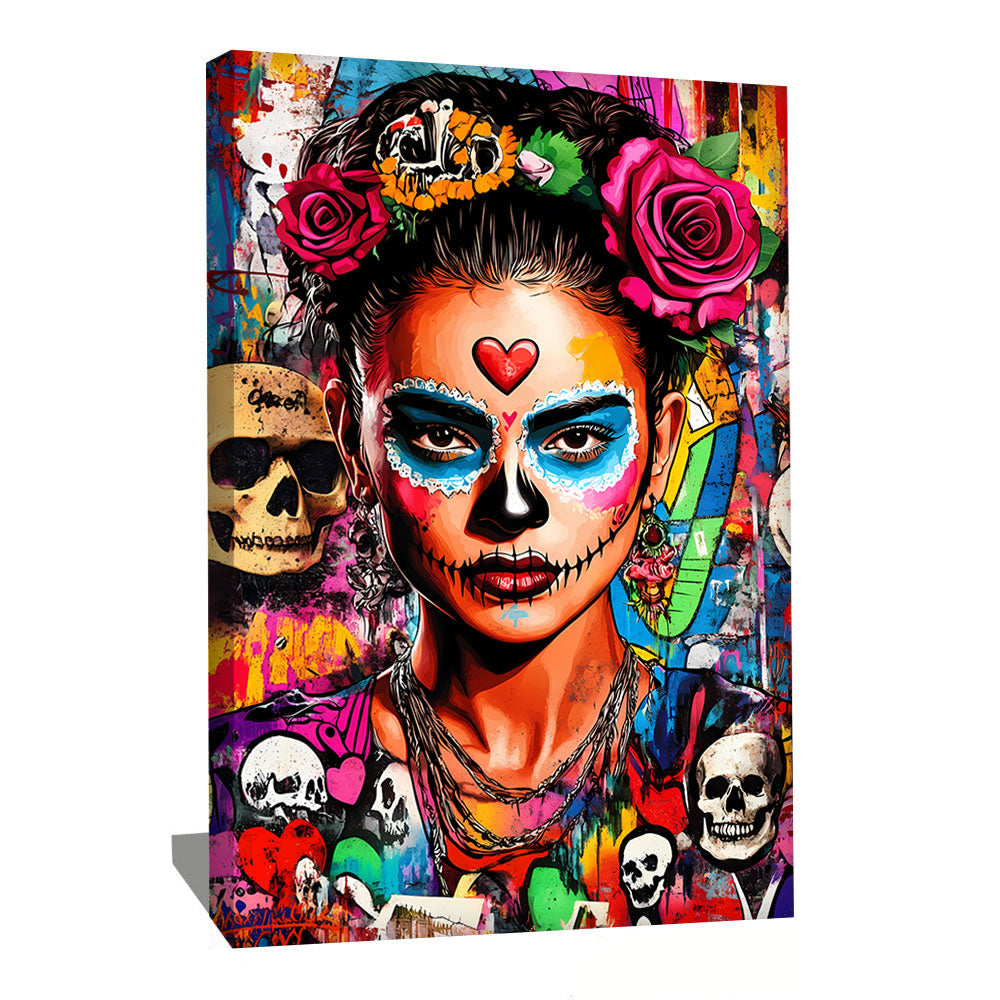 TABLEAU STREET ART FEMME