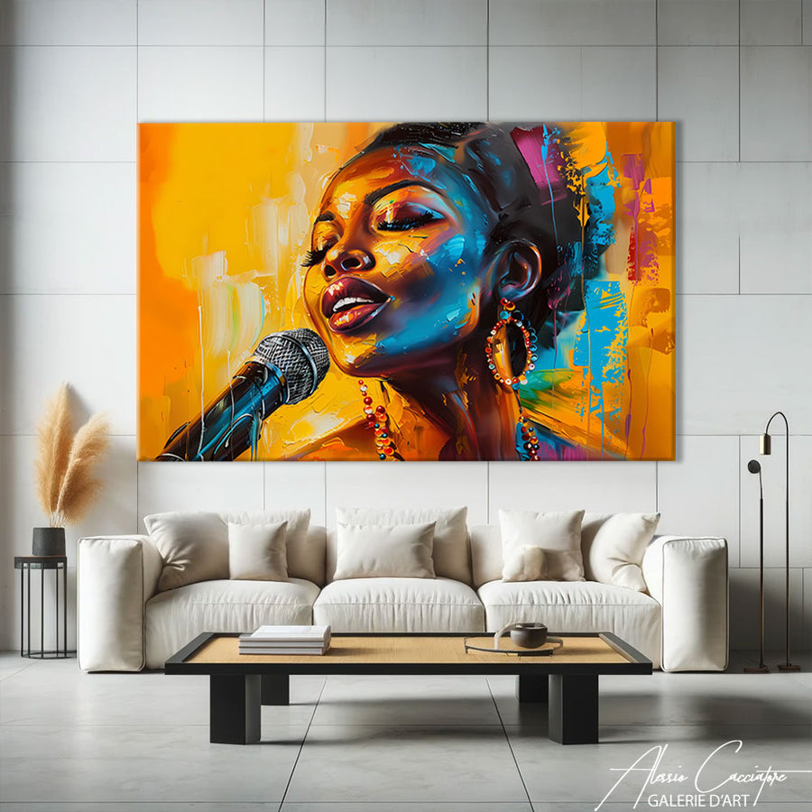 TABLEAU CHANTEUSE JAZZ – mise en situation