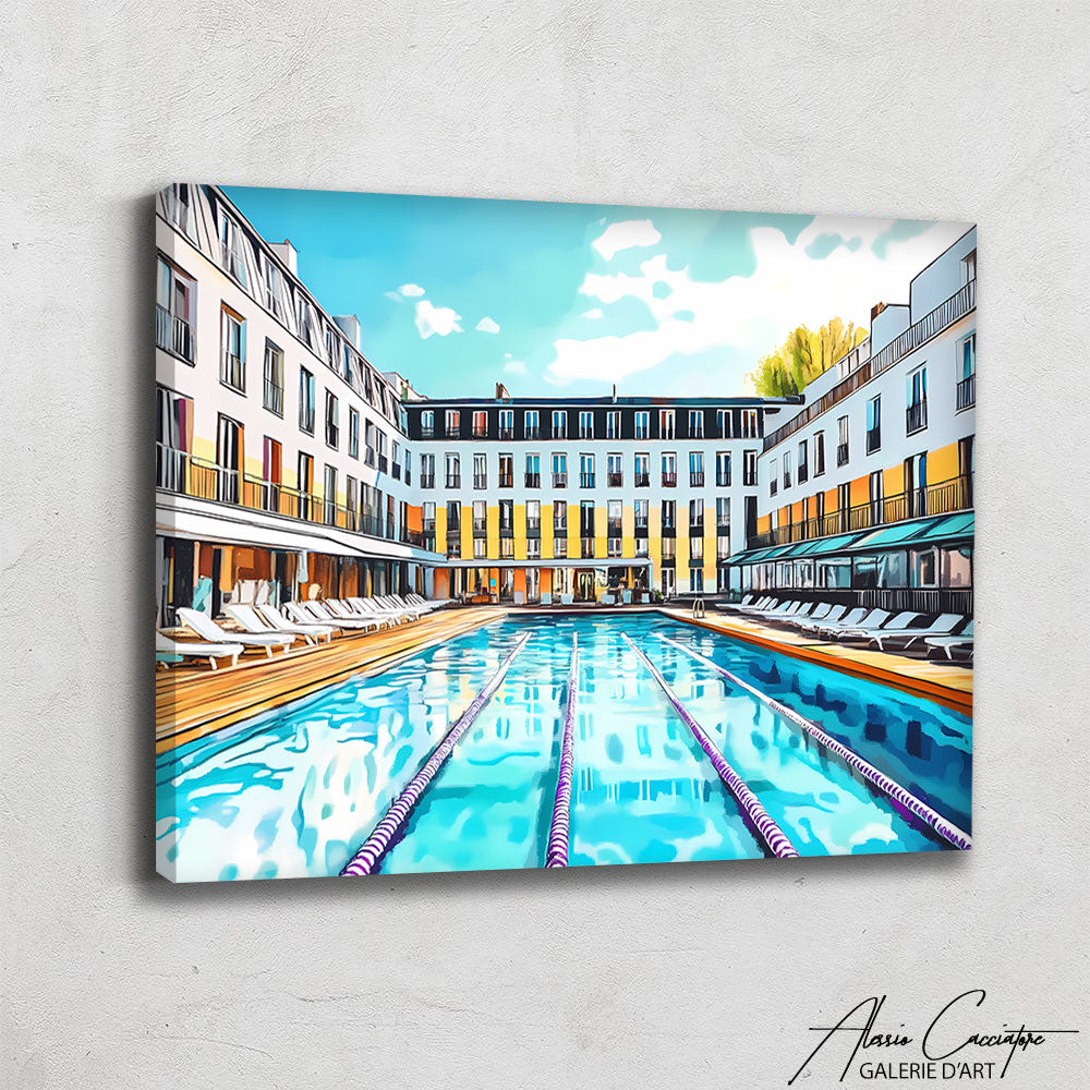 Tableau Rectangulaire Abstrait