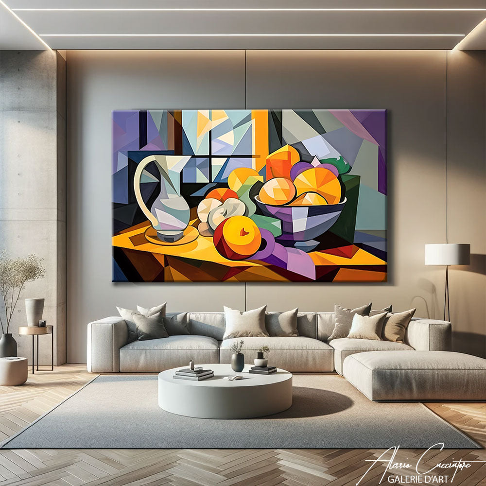 tableau cubisme abstrait