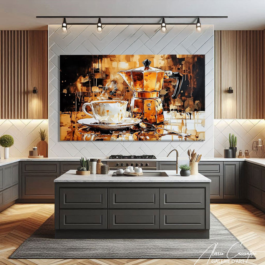 Tableau Café Cuisine – mise en situation