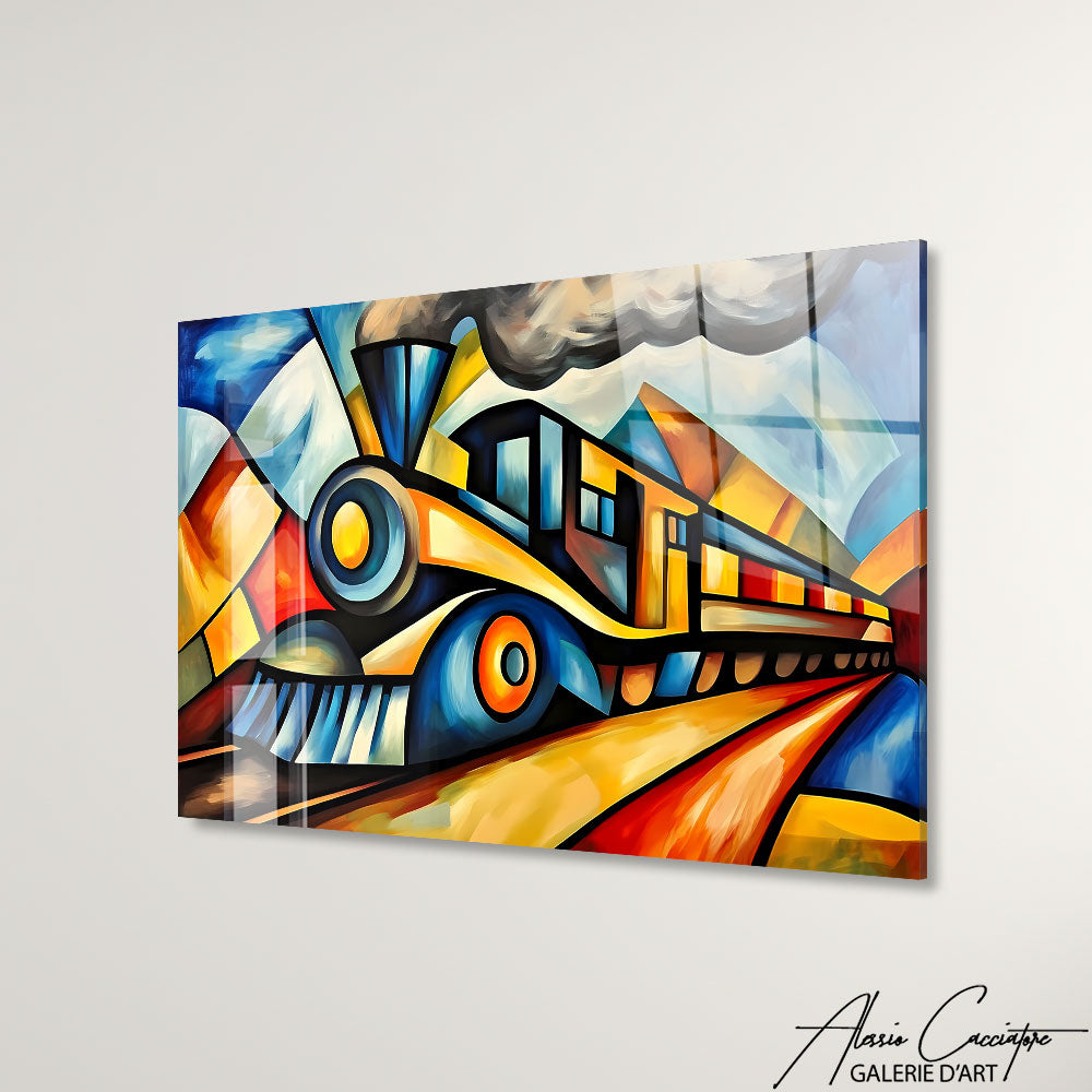 Cadre Peinture Forme Géométrique
