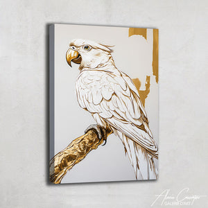 Peinture Sur Toile Perroquet