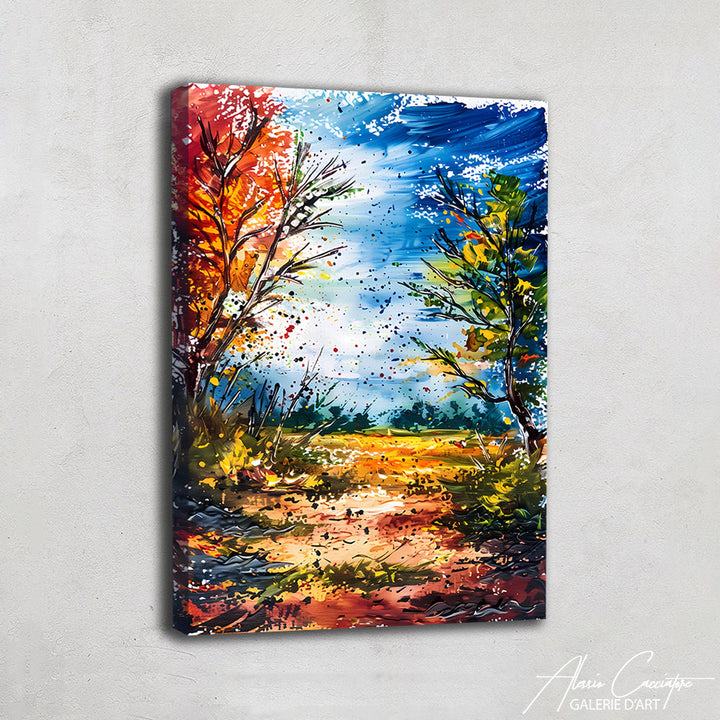 TABLEAU TOILE PAYSAGE