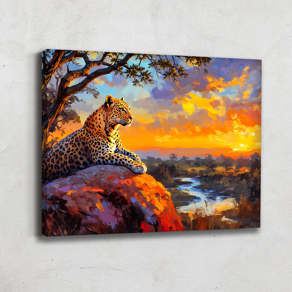 Tableau De Leopard Xxl