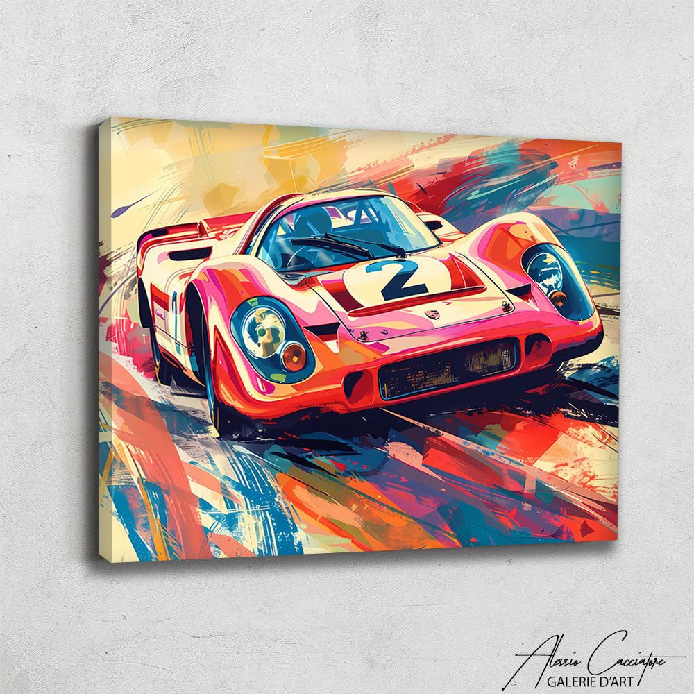 Tableau Porsche Le Mans
