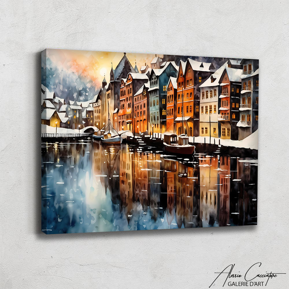 Tableau Paysage Scandinave