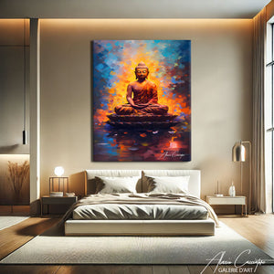 TABLEAU BOUDDHA ABSTRAIT