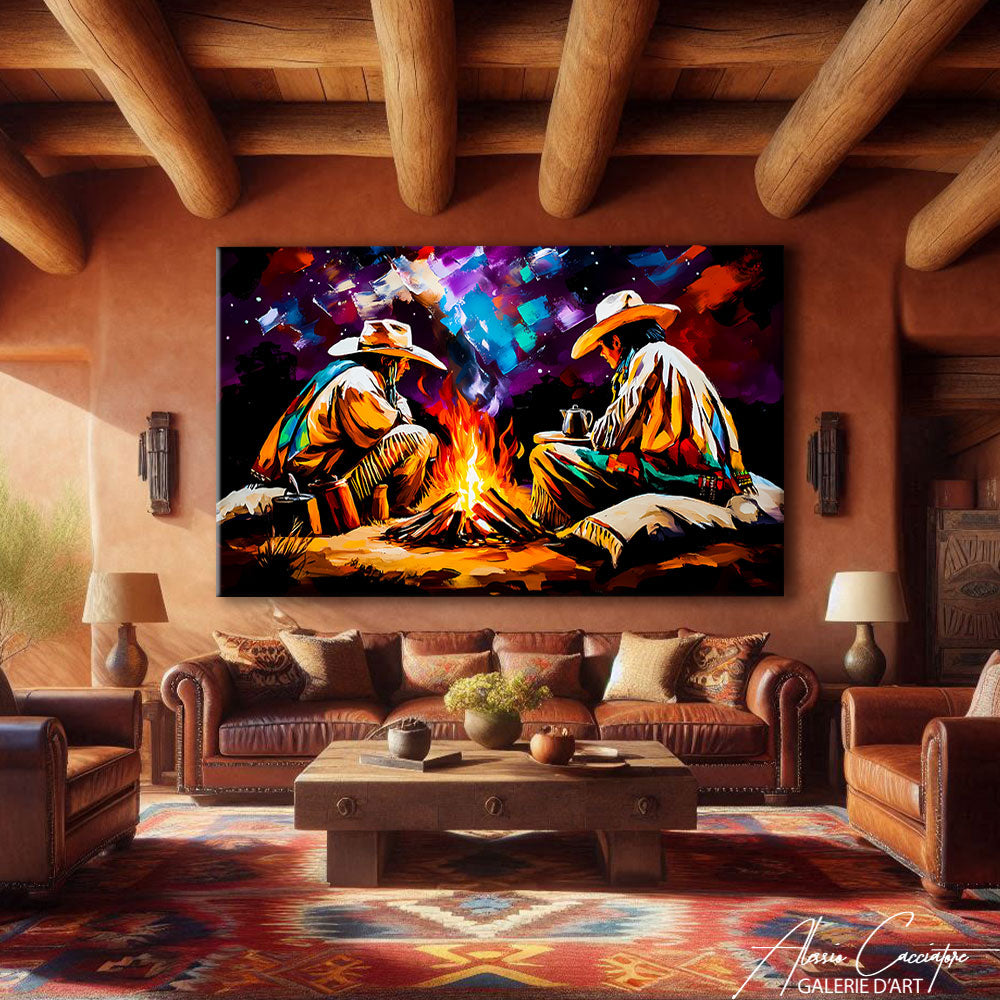 TABLEAU WESTERN POP ART