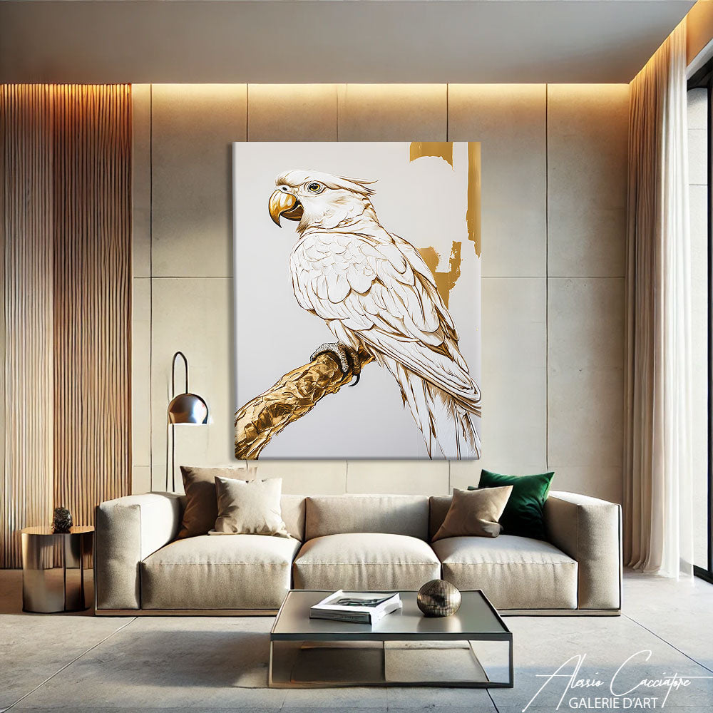 Toile Perroquet Coloré