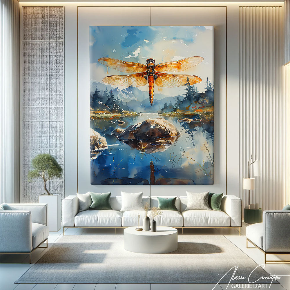 Peinture Libellule