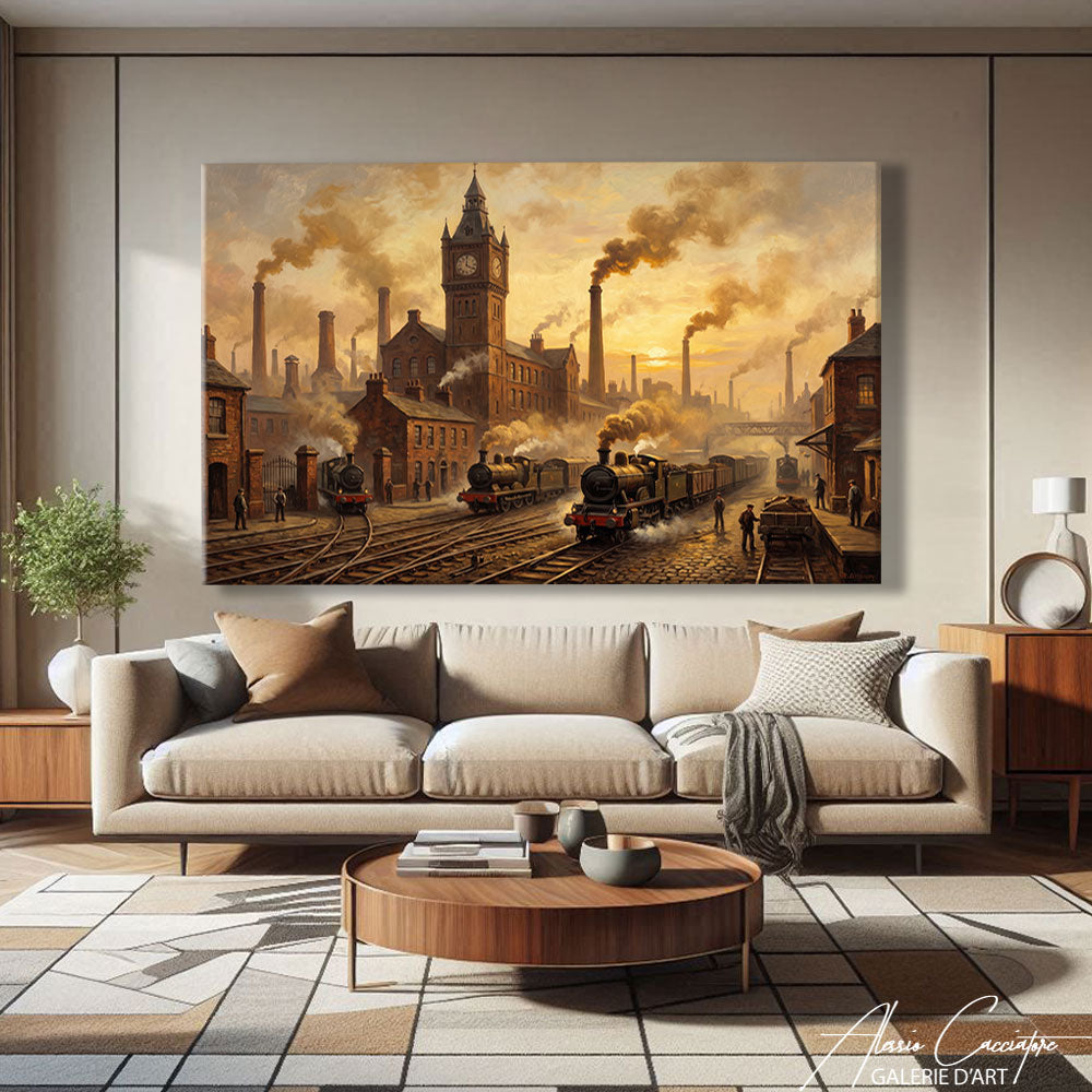 Peinture Style Industriel Vintage