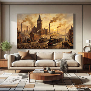 Peinture Style Industriel Vintage
