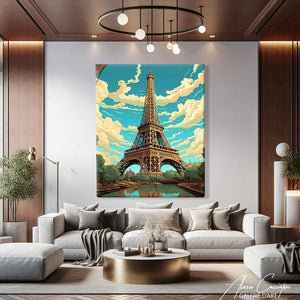 tableau peinture paris
