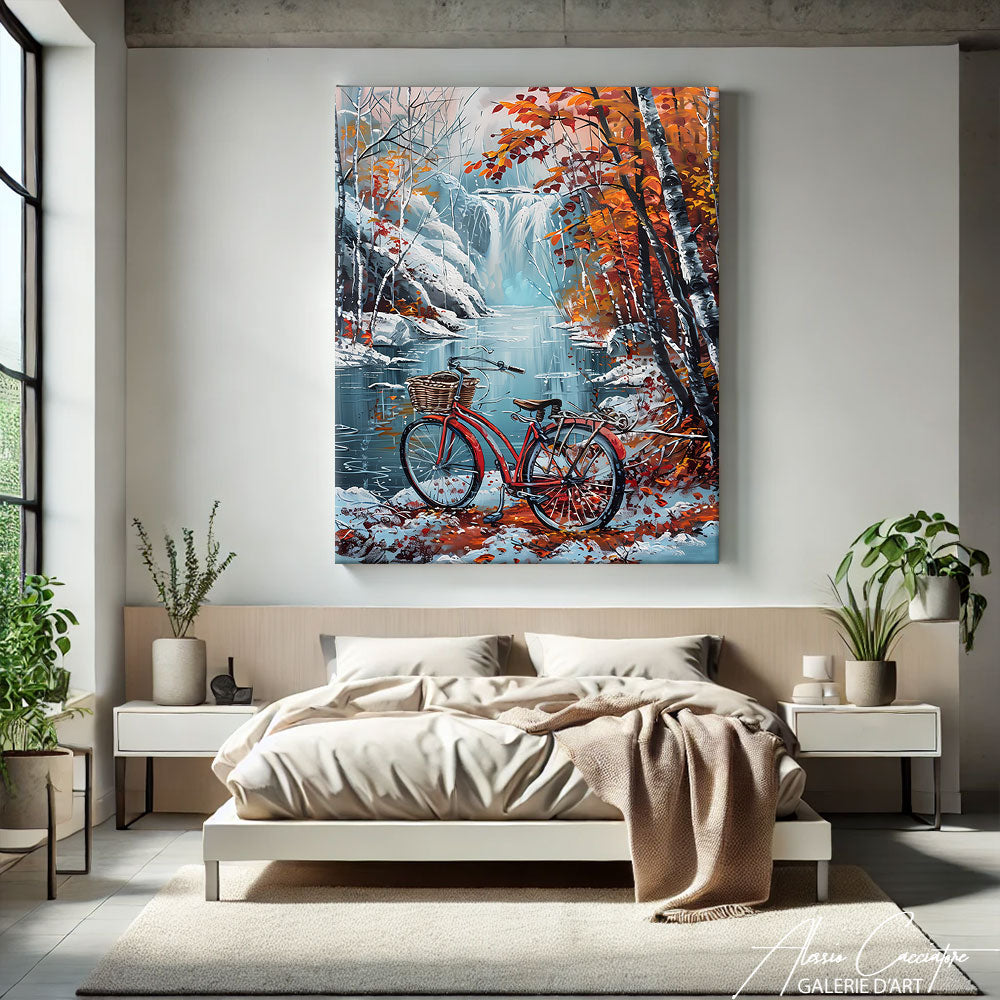 tableau montagne peinture