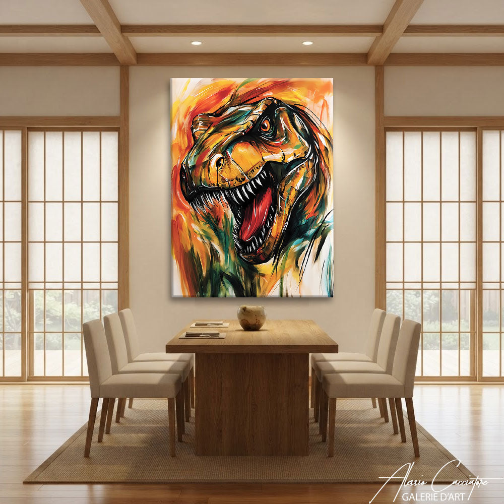 Affiche Dinosaure Enfant