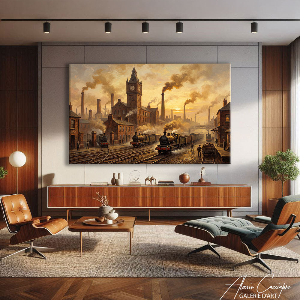 Affiche Style Industriel Vintage