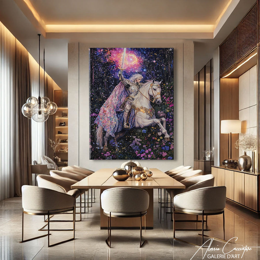 TABLEAU MÉDIÉVAL FANTASTIQUE – mise en situation