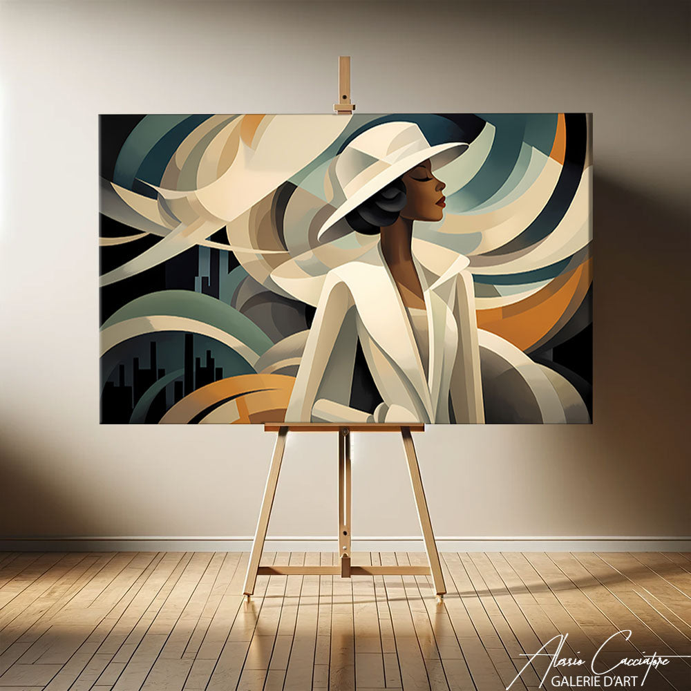 tableau motif art deco