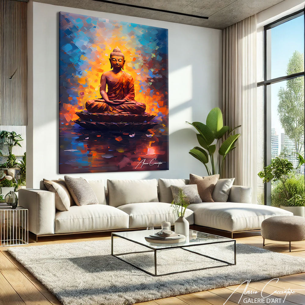 TABLEAU BOUDDHA MODERNE