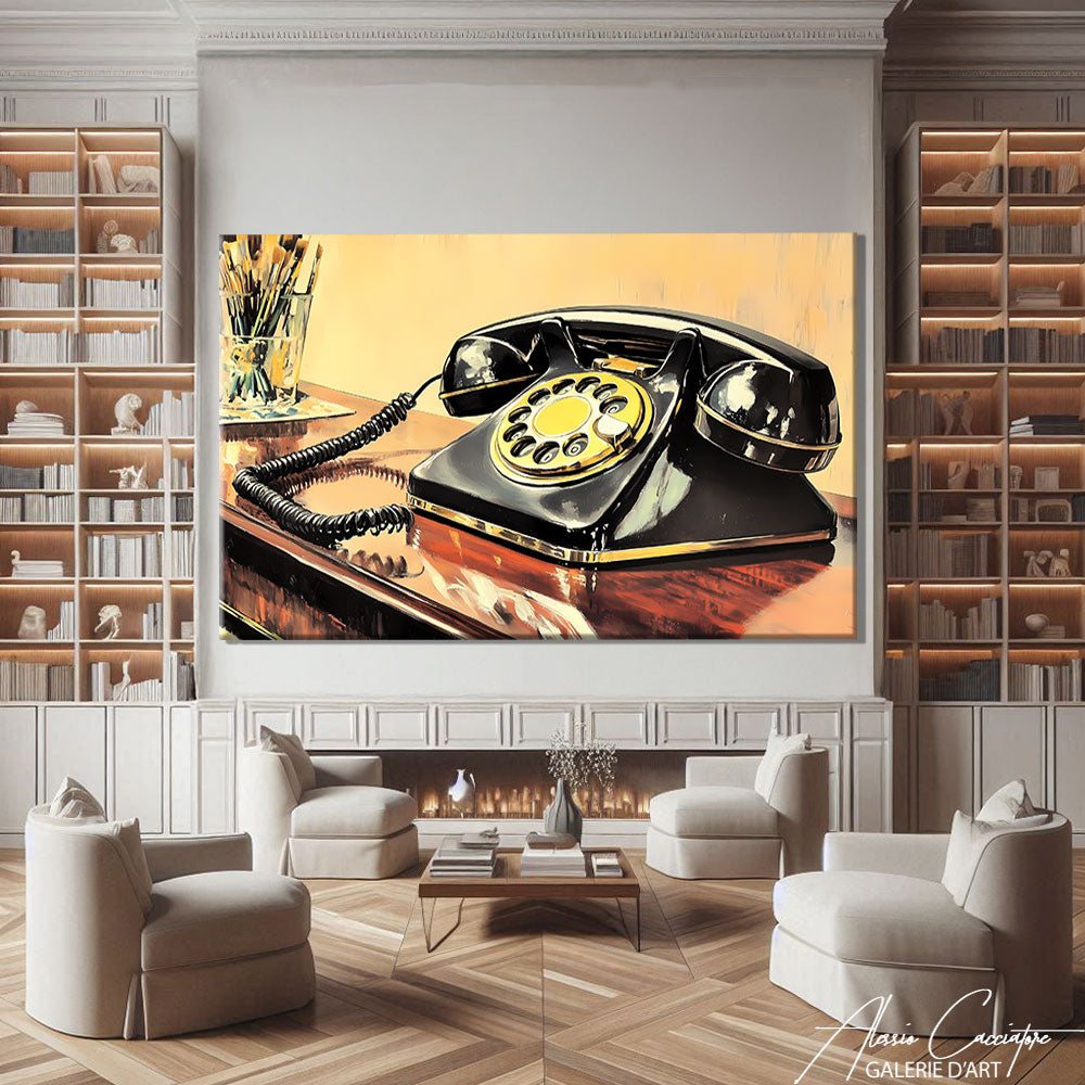 Tableau Téléphone Vintage