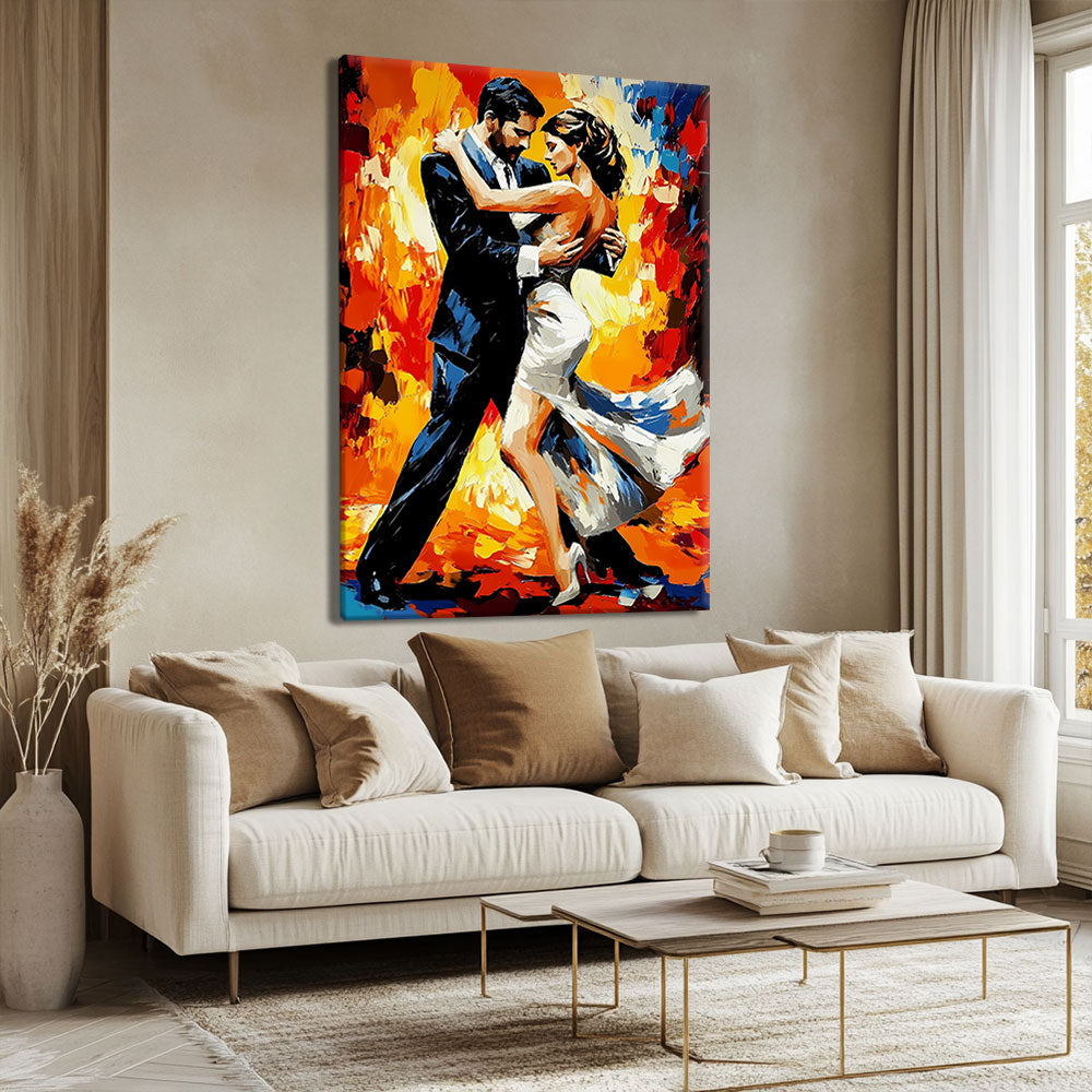 Peinture Couple Moderne
