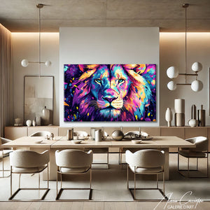 Tableau Lion Moderne
