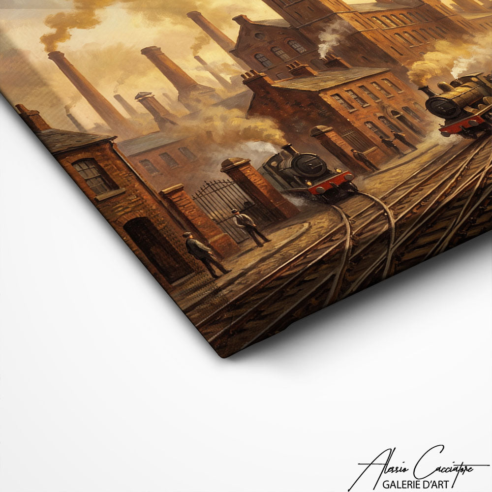 Art Mural Style Industriel Vintage