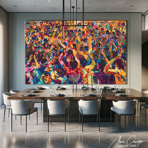 Tableau Salon Coloré