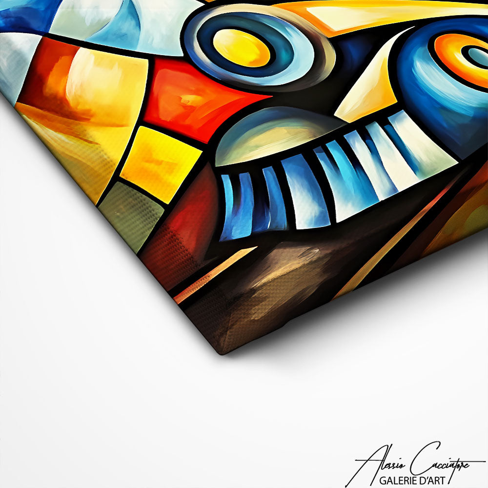 Art Mural Peinture Forme Géométrique