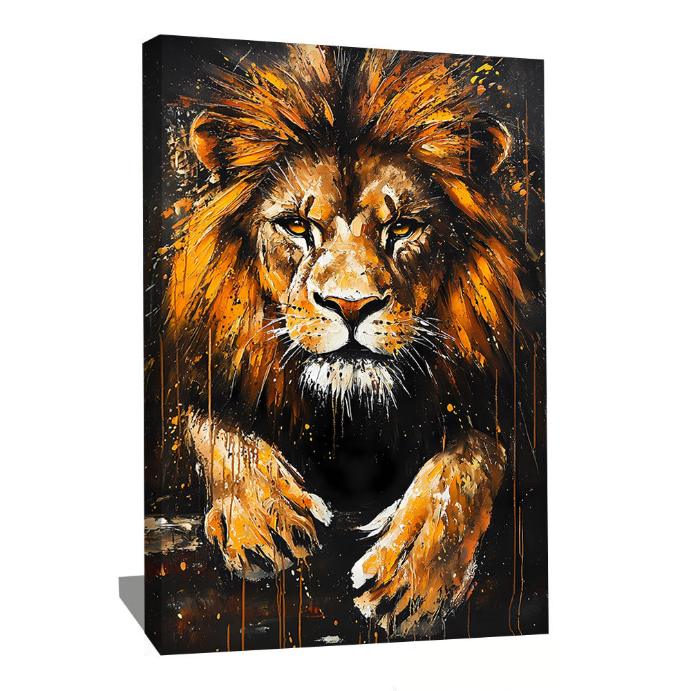 TABLEAU LION SAUVAGE