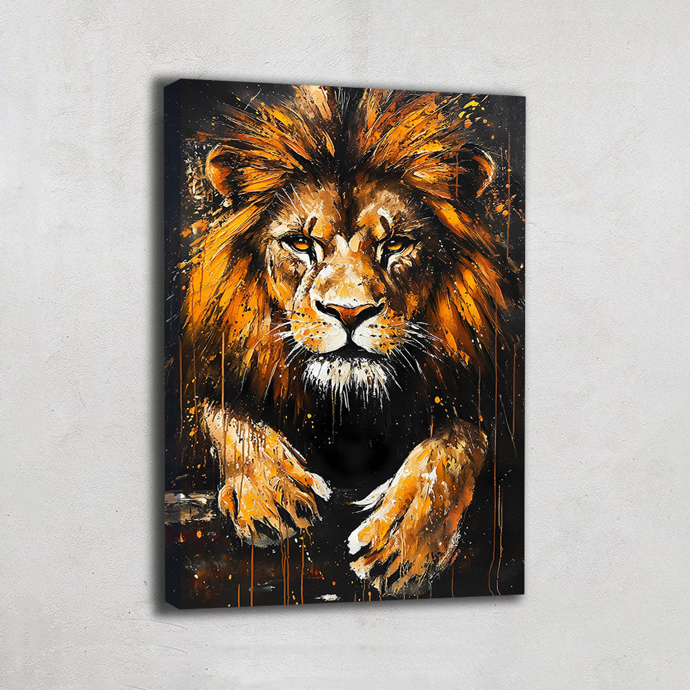 TABLEAU LION SAUVAGE
