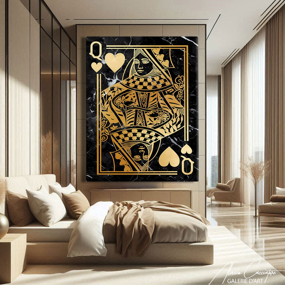 TABLEAU CARTE DAME