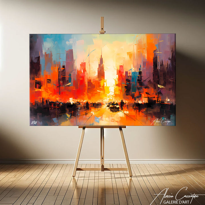 Tableau New York Acrylique