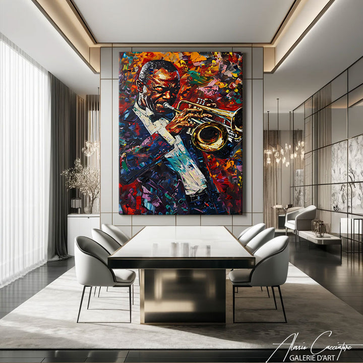 tableau musicien jazz 