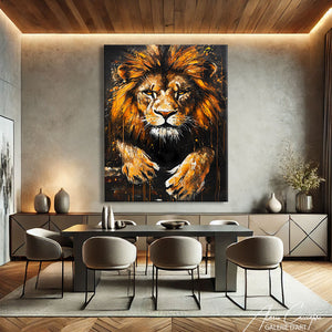TABLEAU LION SAUVAGE
