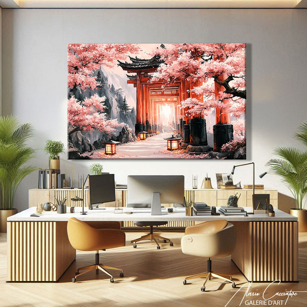 TABLEAU CERISIER JAPONAIS
