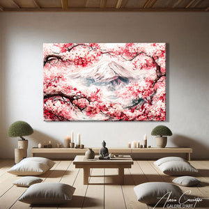 tableau mont fuji