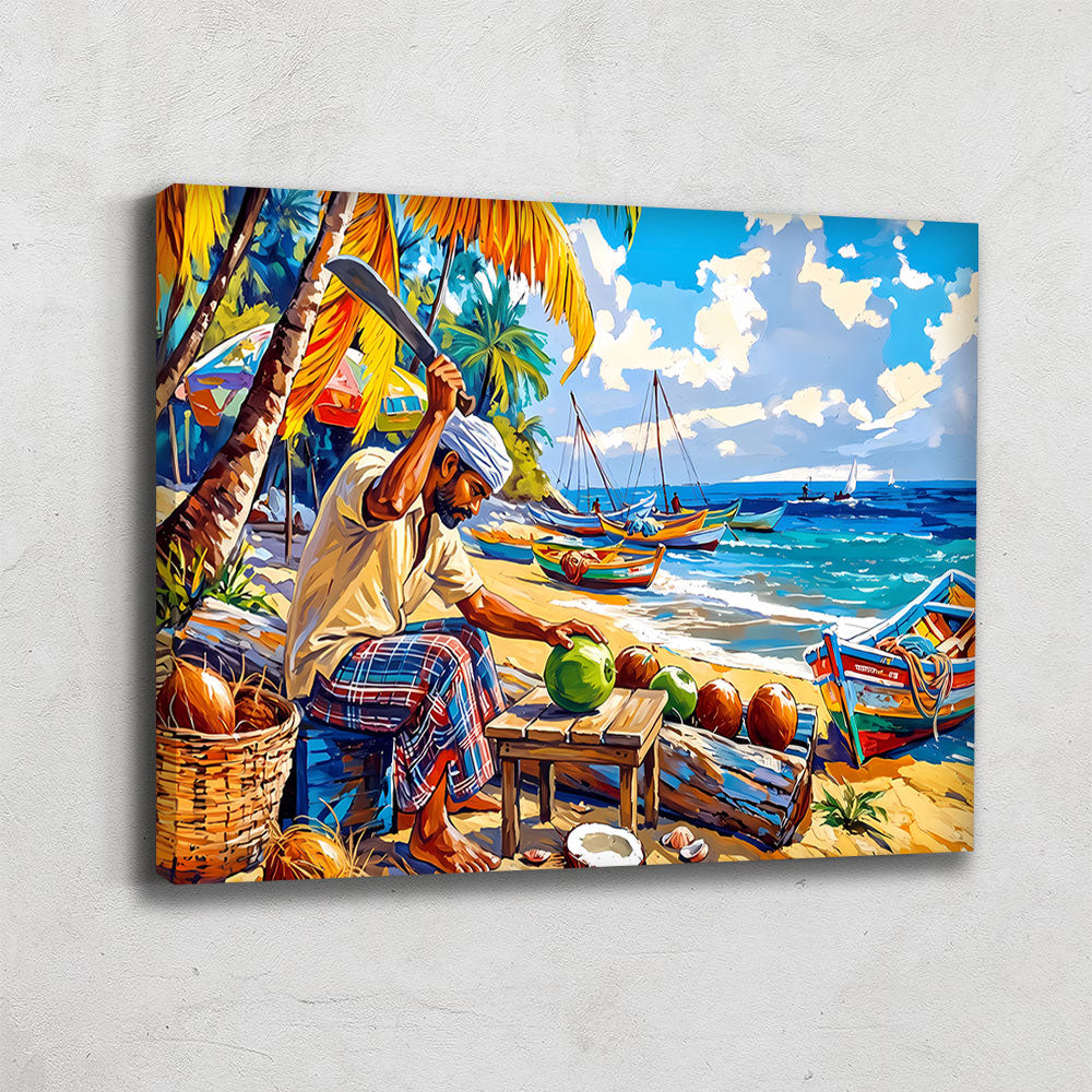 Tableau Plage Tropicale